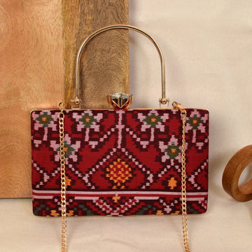 Single Ikat Patola Clutch