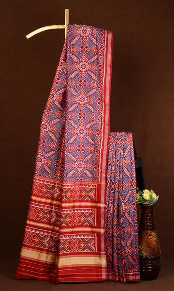 Twill Weave Patola Saree