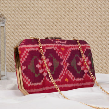 Single Ikat Patola Clutch