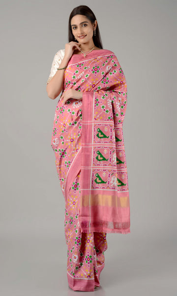 Double Ikat Patola Saree Nau Ratan