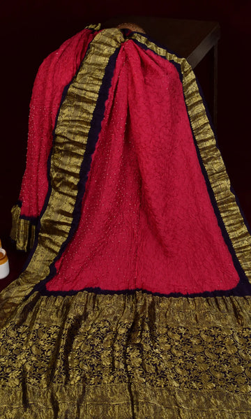 Kanjiwaram Bandhani Saree