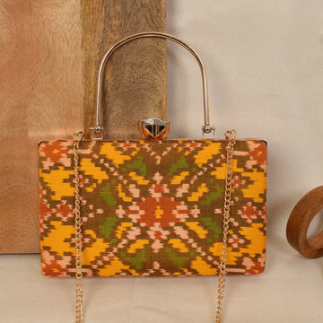Single Ikat Patola Clutch