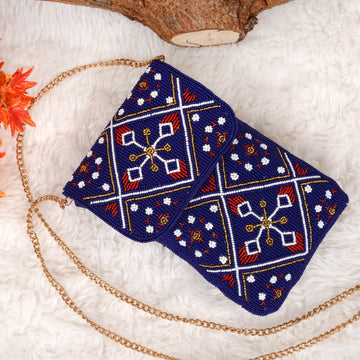 Mobile Cover Pearl Patola Beaded
