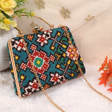 Double Ikat Patola Clutch