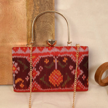 Single Ikat Patola Clutch