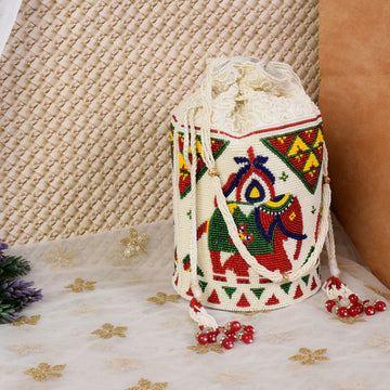 Moti Patola Beaded Batva