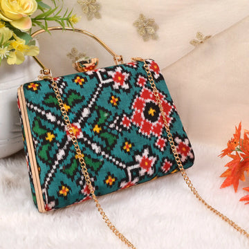 Double Ikat Patola Clutch