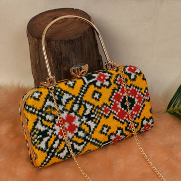 Double Ikat Patola Clutch