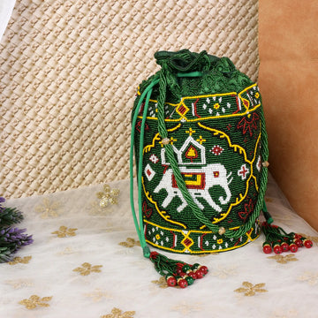 Moti Patola Beaded Batva