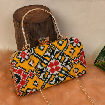 Double Ikat Patola Clutch