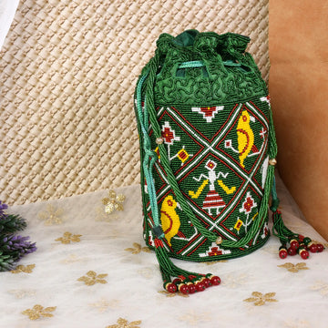 Moti Patola Beaded Batva