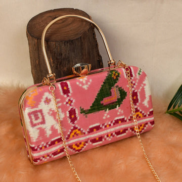 Double Ikat Patola Clutch