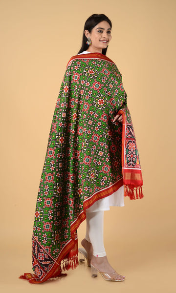 Double Ikat Patola Dupatta Nau Ratan