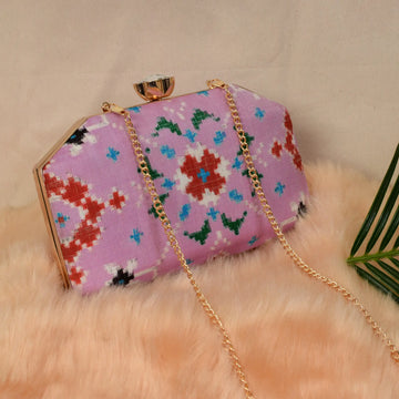 Double Ikat Patola Clutch