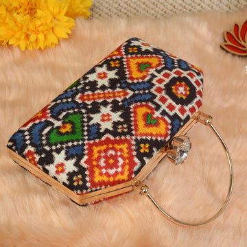 Double Ikat Patola Clutch