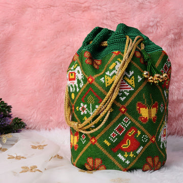 Moti Patola Beaded Batva
