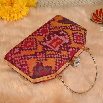 Single Ikat Patola Clutch