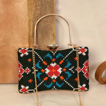 Double Ikat Patola Clutch