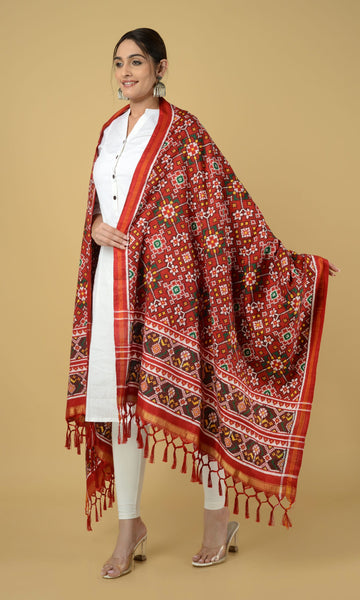 Double Ikat Patola Dupatta Nau Ratan
