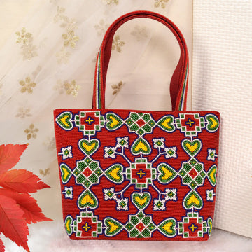 Patola Beaded Handbag