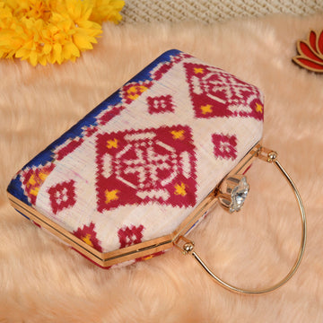 Double Ikat Patola Clutch