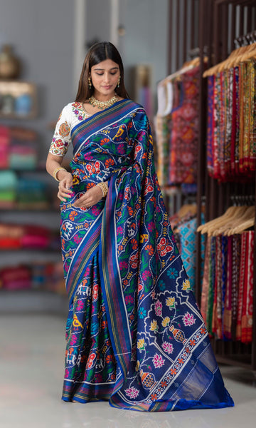 Double Ikat Patola Saree