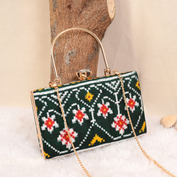 Double Ikat Patola Clutch