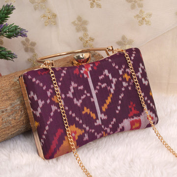 Single Ikat Patola Clutch