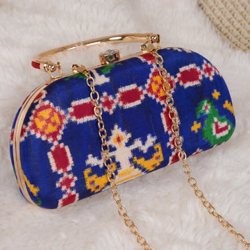 Double Ikat Patola Clutch