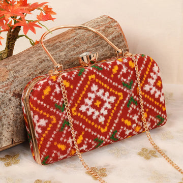 Double Ikat Patola Clutch