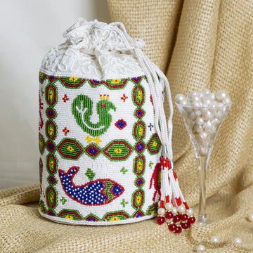 Patola Beaded Batva