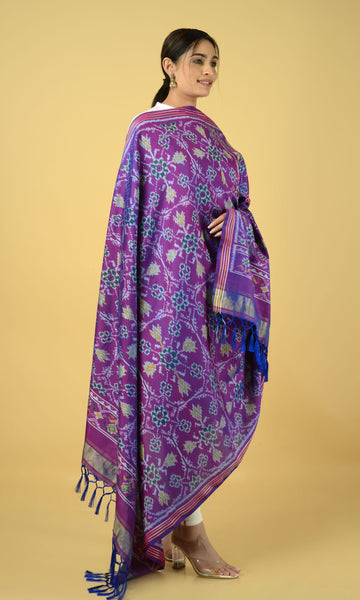 Single Ikat Patola Dupatta Chhabdi