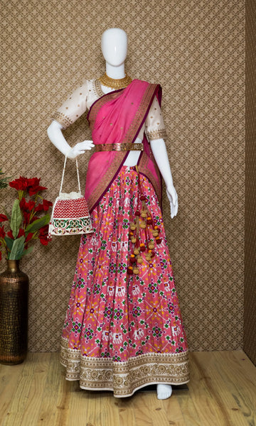 Double Ikat Patola Lehenga