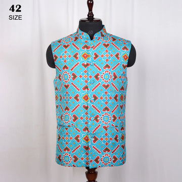 Nehru Jacket Double Ikat Patola
