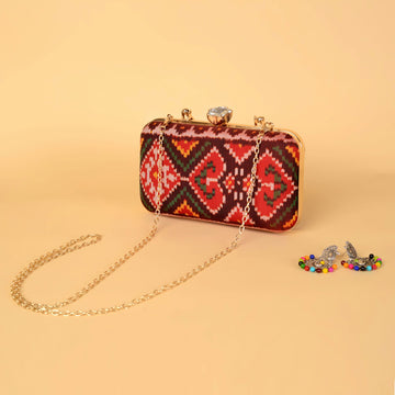 Single Ikat Patola Clutch