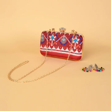 Double Ikat Patola Clutch