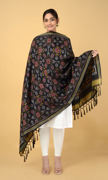 Single Ikat Patola Dupatta Chhabdi