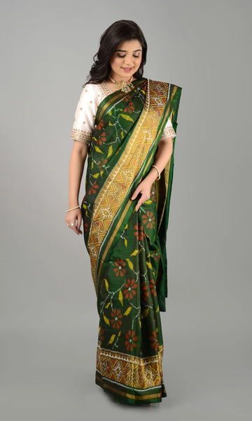 Rajkoti Patola Saree Jaal