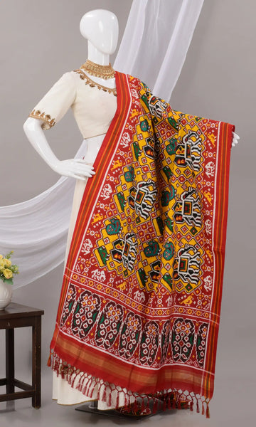 Double Ikat Patola Dupatta