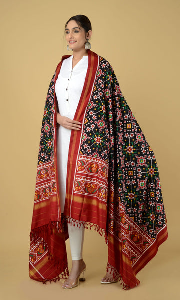 Double Ikat Patola Dupatta Nau Ratan