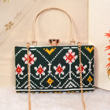 Double Ikat Patola Clutch