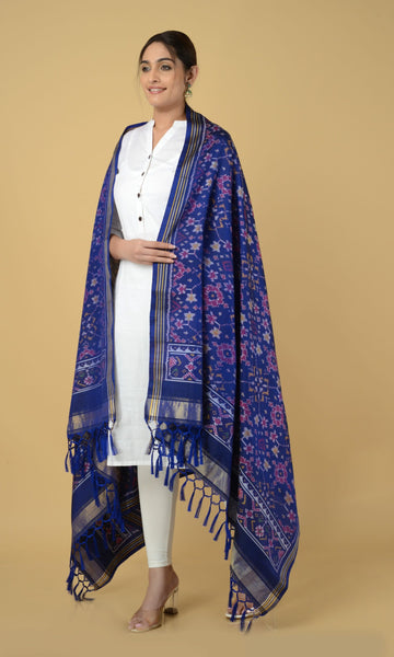 Single Ikat Patola Dupatta Nau Ratan