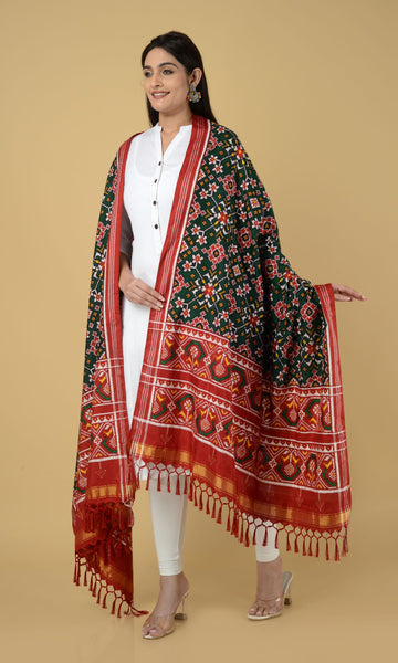 Double Ikat Patola Dupatta Nau Ratan