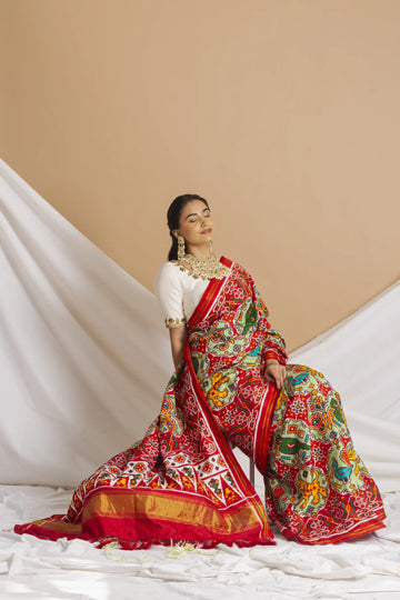Double Ikat Patola Saree