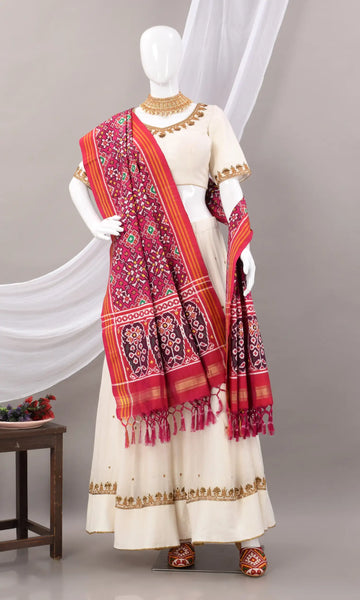 Double Ikat Patola Dupatta