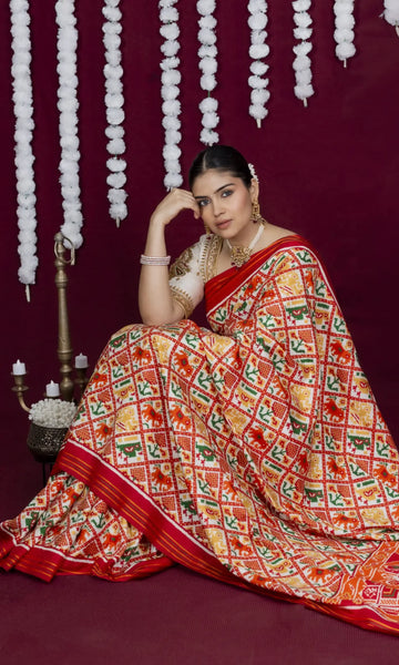 Double Ikat Patola Saree