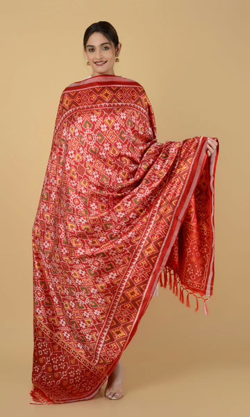 Twill Weave Patola Dupatta Manekchowk