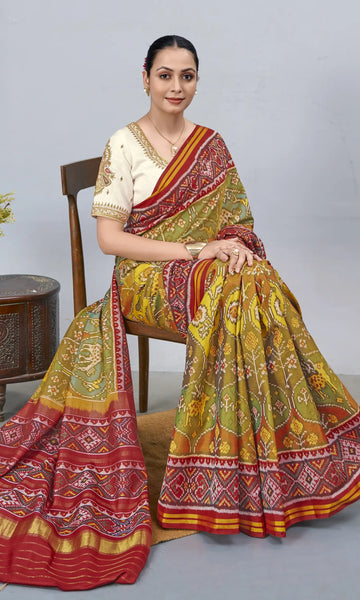 Single Ikat Patola Saree
