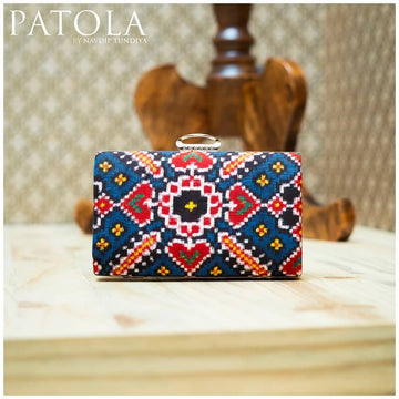 Double Ikkat Patola Clutch Manekchowk Memorable 15