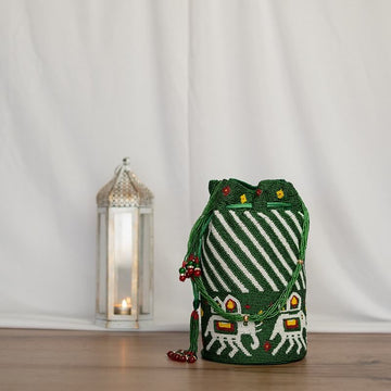 Moti Beaded Batwa Elephant Laheriya